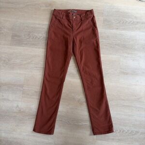 Toad & Co Women's Earthworks Pant Straight Leg Rust 2 Utility Organic Hiking